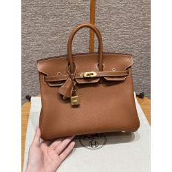 에르메스 Hermes Birkin 25cm Barenia 37 Gold/gold