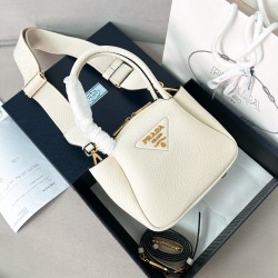 프라다 Prada 1BA362 Mini 탑 핸들백 19.5CM