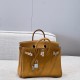 에르메스 Hermes Brikin 25cm Germany Leather 21 Natural Sable/silver