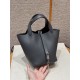 에르메스 Hermes Picotin lock 18cm clemence H0 Girs Misty/silver