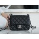 샤넬 Chanel Classic Flap Bag A35200 Black silver 17cm