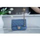 샤넬 Chanel Mini Flap Bag AS1786 blue 18cm