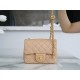 샤넬 Chanel Mini Flap Bag AS1786 Apricot 18cm