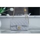 샤넬 Chanel 23c Mini Flap Bag AS1787 Light grey 20cm