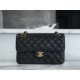 샤넬 Chanel Small Classic Flap Bag  A01113 Black gold 23cm