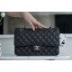 샤넬 Chanel Medium Classic Flap Bag A01112 Black silver 25cm