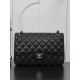 샤넬 Chanel Jumbo Classic Flap Bag A58600 Black silver 30cm