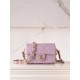 샤넬 Chanel 24k Mini Classic Flap purple 16cm