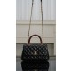 샤넬 Chanel Small CoCo Handle Flap Bag A92990 Black 24cm