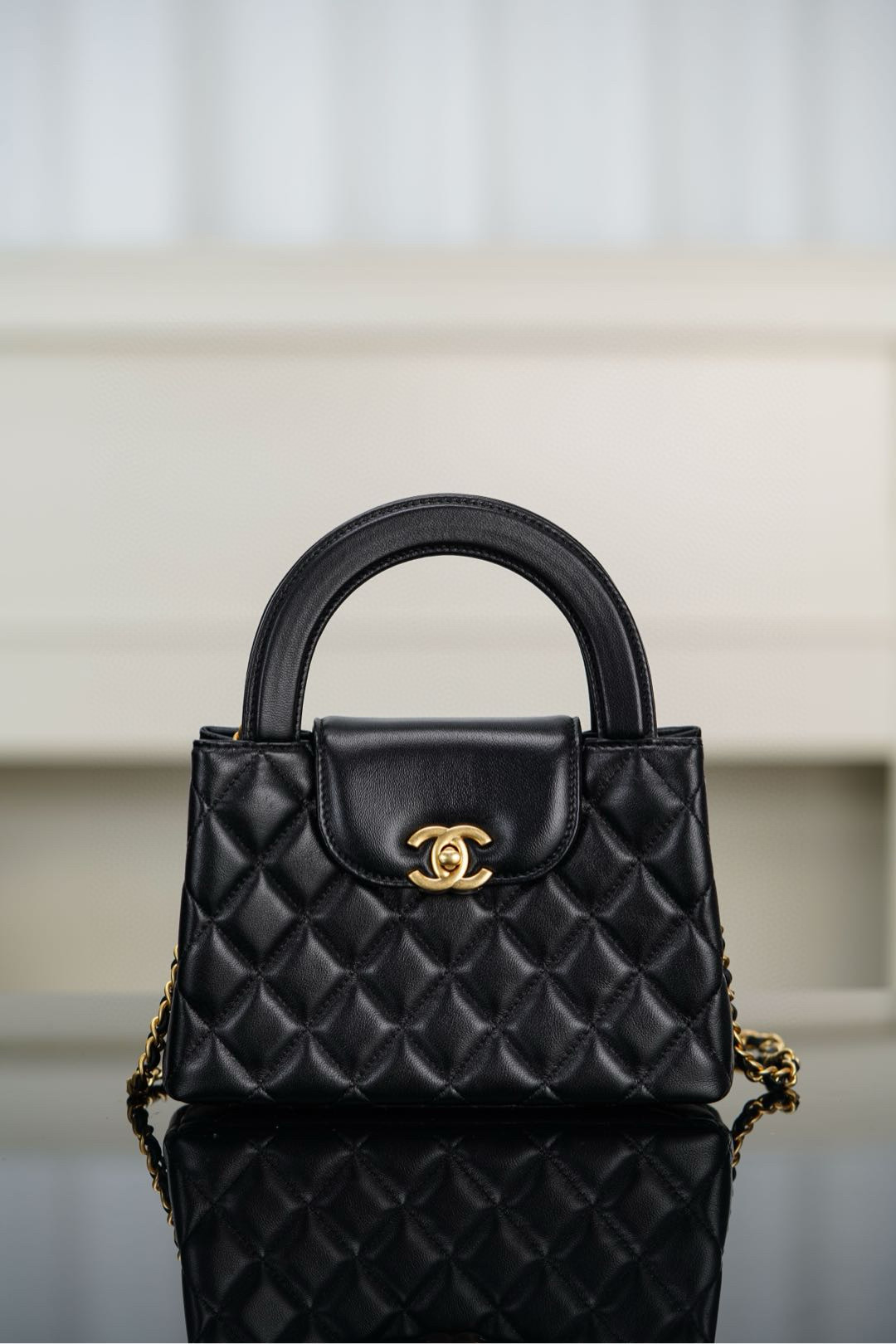 샤넬 Chanel 25A Kelly Nano AS4416 Black 13cm