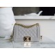 샤넬 Chanel Small Leboy Bag A67085 grey 20cm