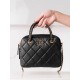 샤넬 Chanel 25c Bowling Bag Black 22cm