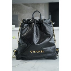 샤넬 Chanel 22P 22Large Backpack Black 51cm