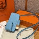 에르메스 Hermes Hermesway Epsom 7N Celeste 0M Marsala chai i2 Nata/silver