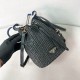 프라다 Prada 1BE068 크로셰 미니 버킷 백 19.5CM