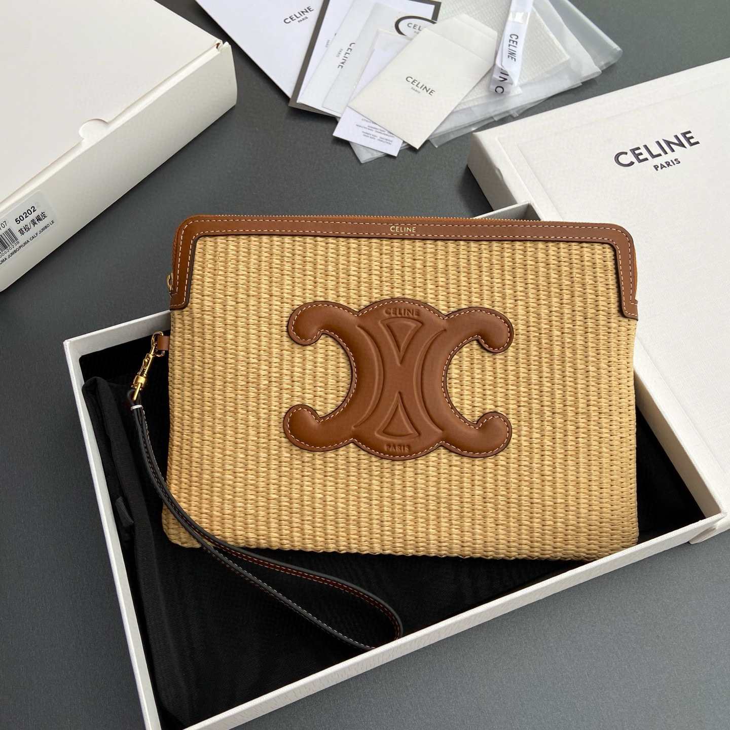 셀린느 Celine 10J502FES.04LU 502 50202 지갑 25cm