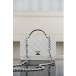 샤넬 Chanel 25P Wallet on Chain AP4497 white 19cm
