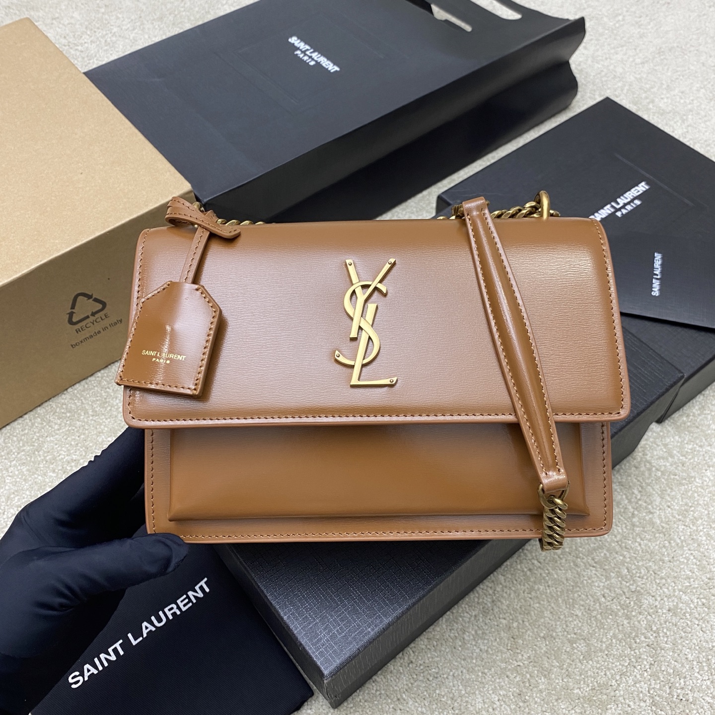 생로랑 Saint laurent/YSL 442906 Sunset Medium Chain Bag 22cm