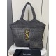 생로랑 Saint laurent/YSL 772191 Icare in Raffia Black