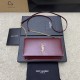생로랑 Saint laurent/YSL 635095 Cassandre Phone Holder In Smooth Leather Rouge Merlot 18CM