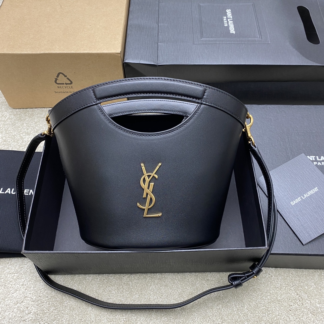 생로랑 Saint laurent/YSL 791069 Celia Mini Tote Bag In Smooth Leather Black