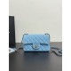 샤넬 Chanel A69900 Mini Classic Flap Bag Blue 20cm