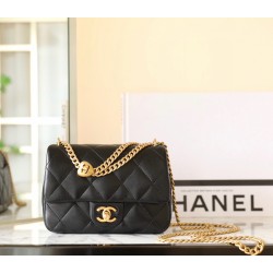 샤넬 Chanel 24P Mini Flap Bag C-541 Black 20cm