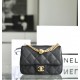 샤넬 Chanel 24P Mini Flap Bag C-541 Black 20cm