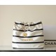 샤넬 Chanel 24S 22 Handbag C-091 White&Black 35cm