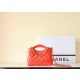 샤넬 Chanel 25P AP3656 31Shopping Bag Nano C-501 Red 20.5cm