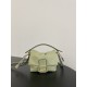펜디 FENDI 8BS105 Mamma Baguette Nappa Leather Mini Bag Sage Green 16CM