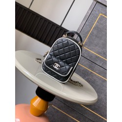 샤넬 Chanel 25P Backpack Black 13cm