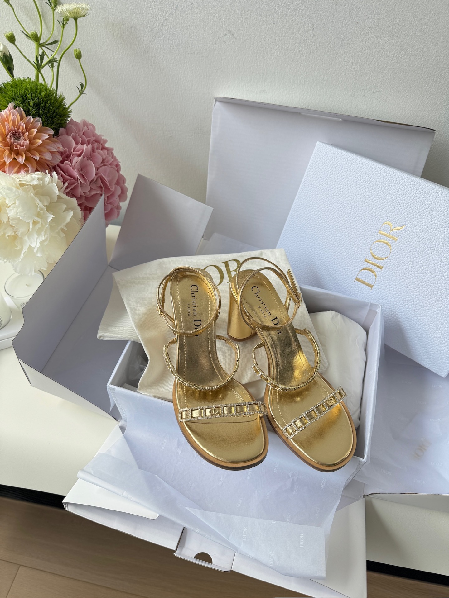 디올 Dior 하이힐 샌들