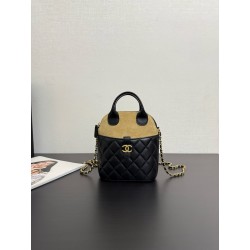 샤넬 Chanel 25A AP4742 Clutch with chain 99490 Brown&Black
