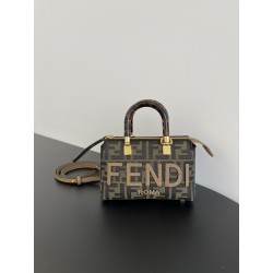 펜디 FENDI By The Way Canvas Mini Boston Bag