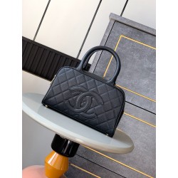 샤넬 Chanel Bowling Bag Black 25cm