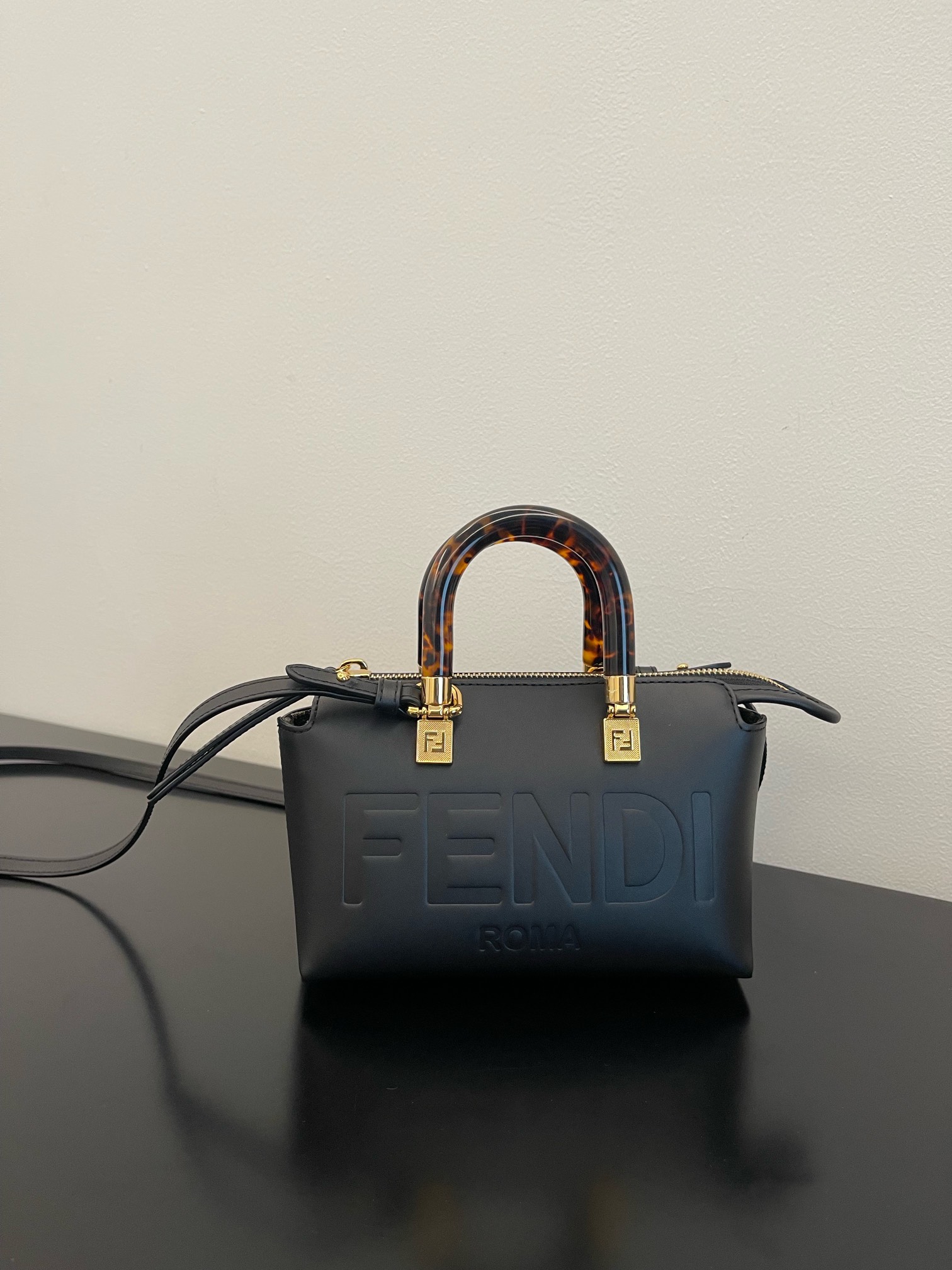 펜디 FENDI By The Way Canvas Mini Boston Bag