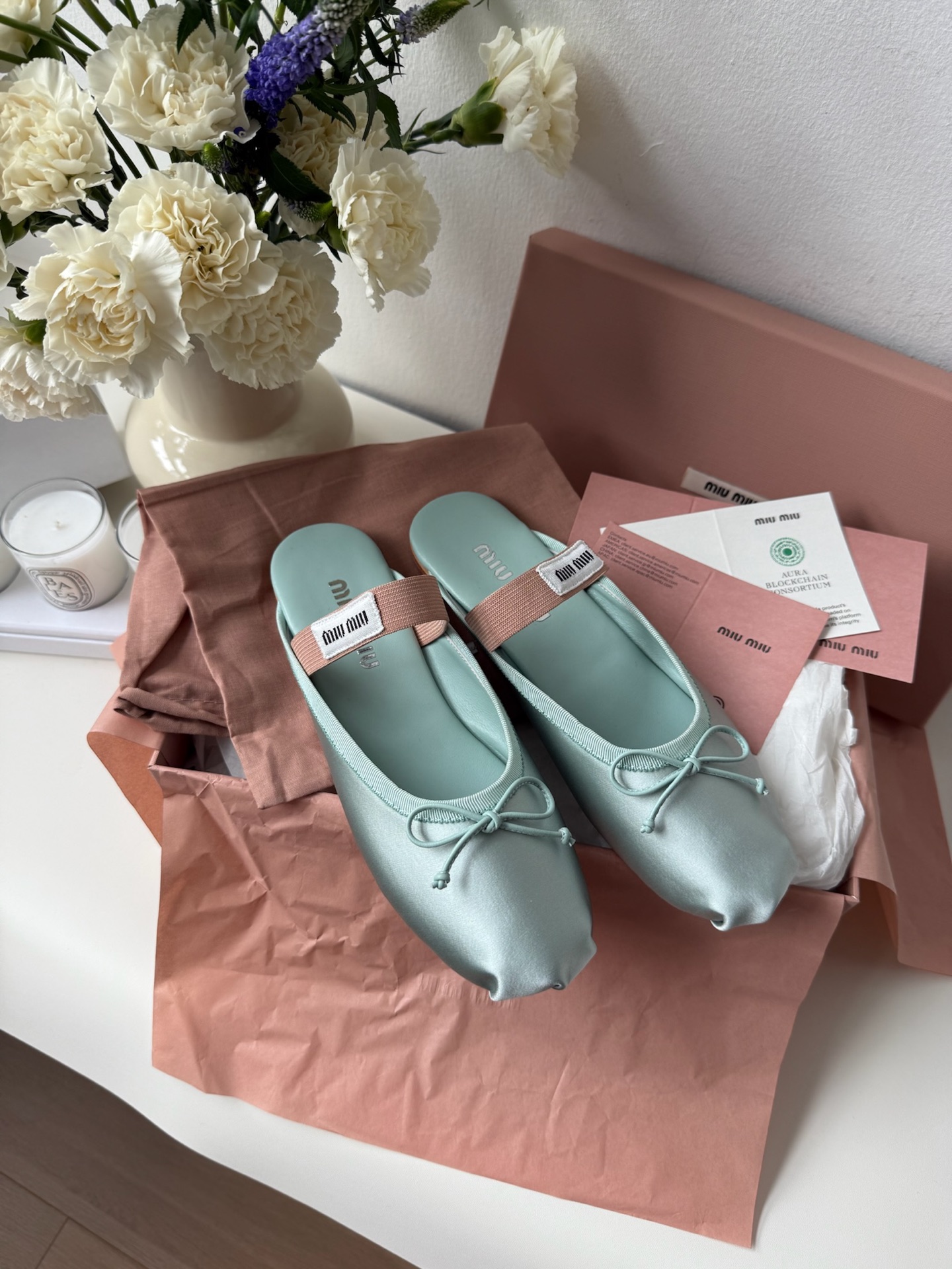 미우 미우 Miu Miu 슬리퍼