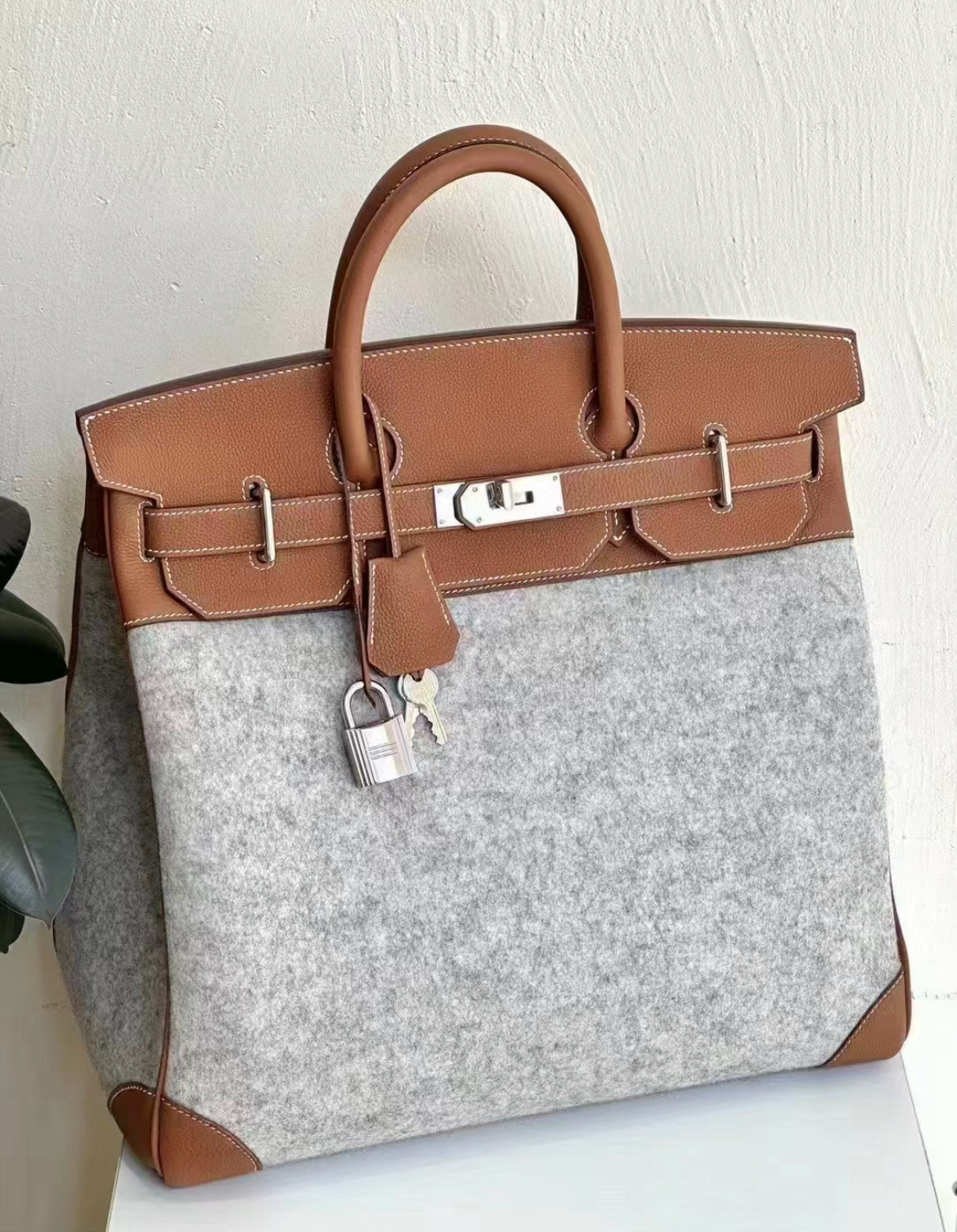 에르메스 Hermes Birkin Hac 40cm Togo 37 Gold/silver