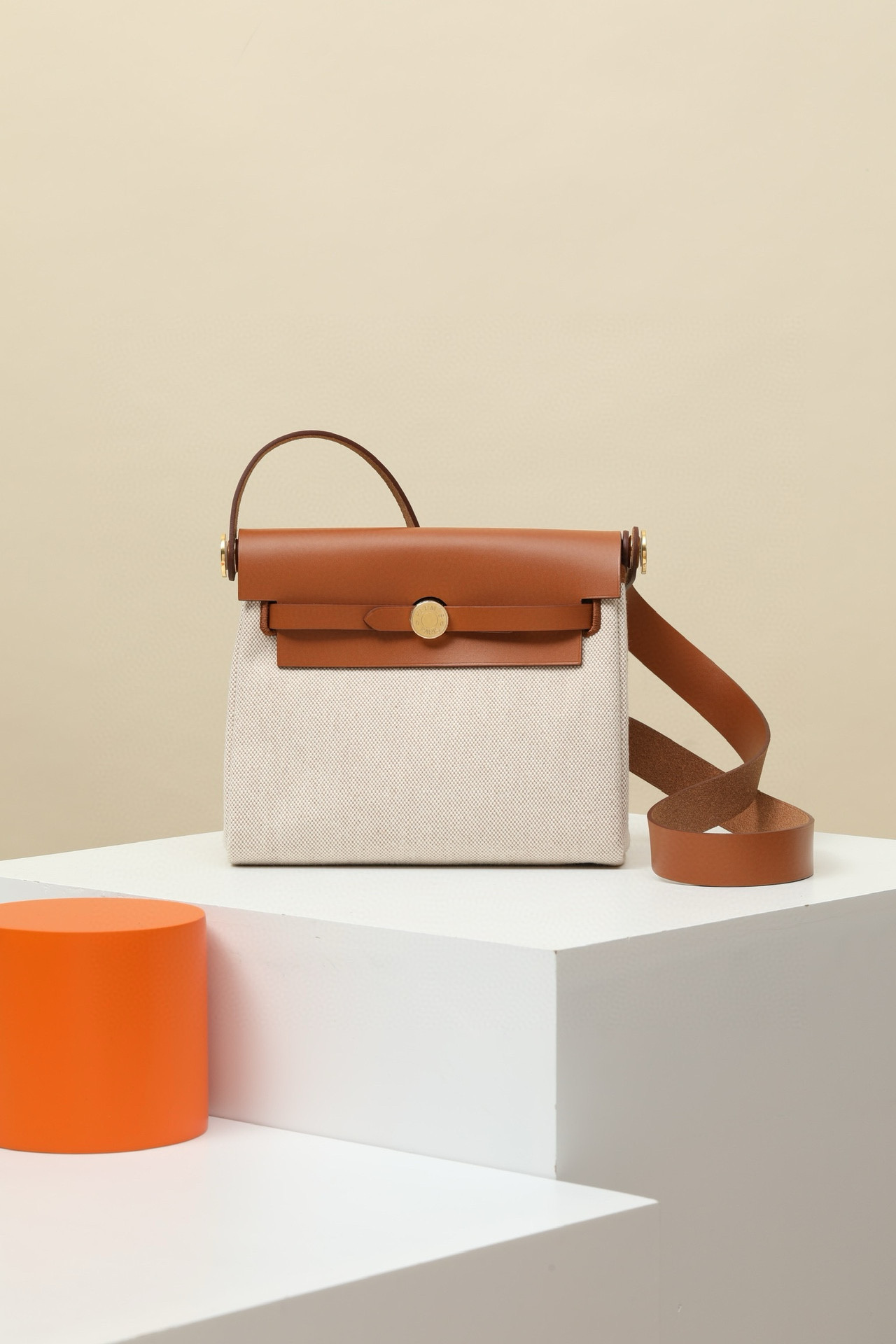 에르메스 Hermes Herbag mini 20cm H Viking and Huntre 37Gold/gold