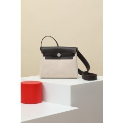 에르메스 Hermes Herbag mini 20cm H Viking and Huntre 46 Ebene/silver