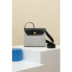 에르메스 Hermes Herbag mini 20cm H Viking and Huntre 89 Noir/gold