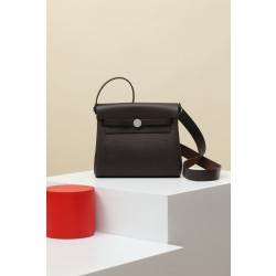 에르메스 Hermes Herbag mini 20cm H Viking and Huntre 46 Ebene/silver