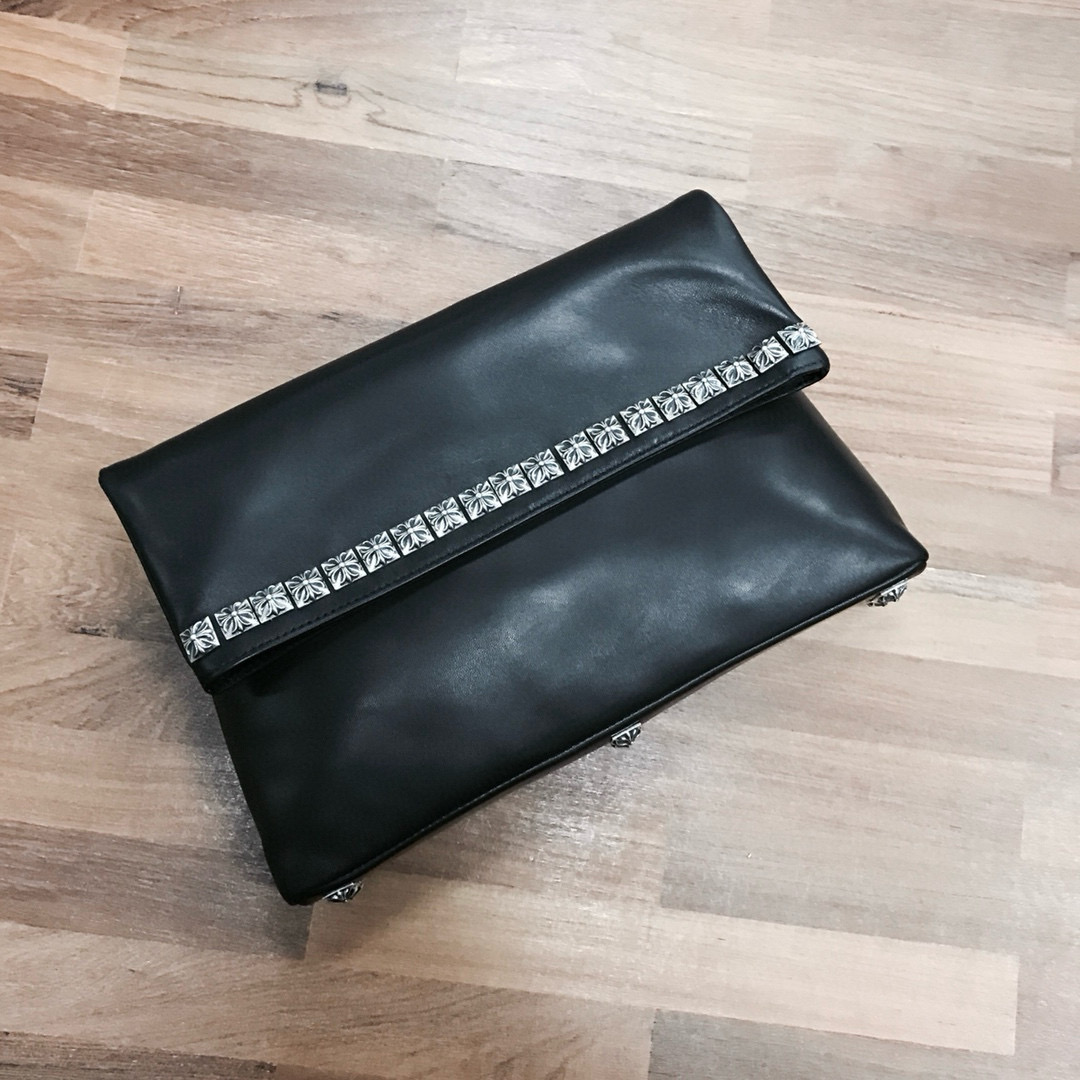크롬하츠 Chrome Hearts CHB022 클러치 Black 27cm