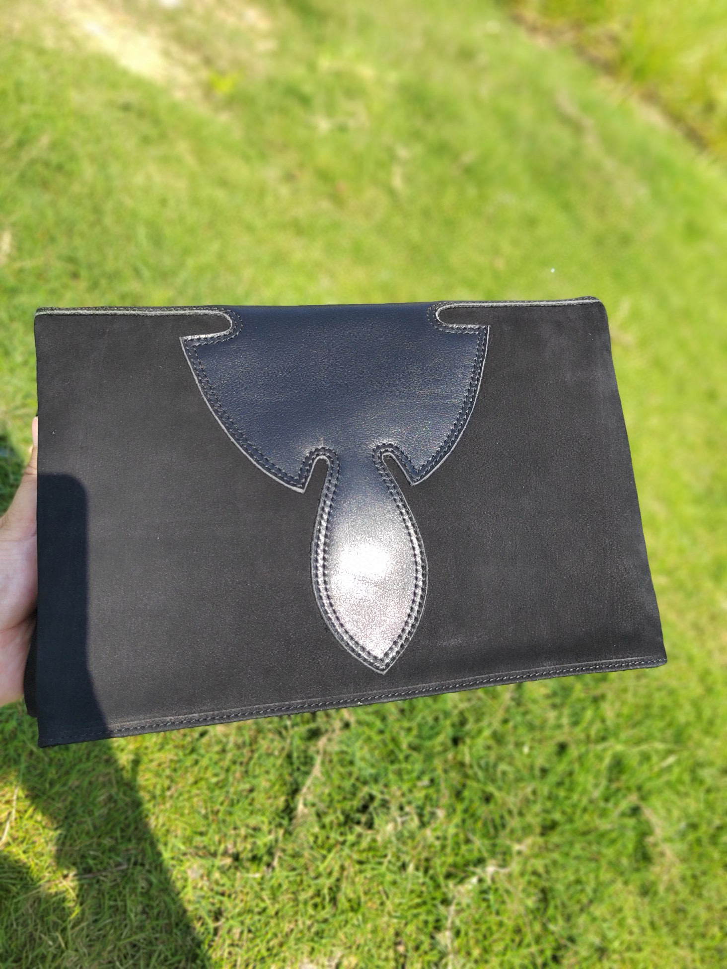 크롬하츠 Chrome Hearts CHB046 클러치 Black 27cm