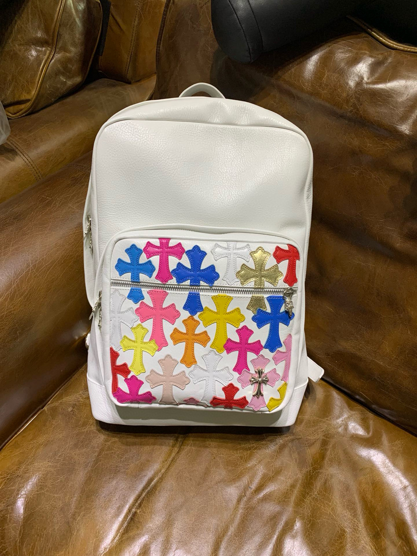 크롬하츠 Chrome Hearts CHB024W 백팩 White