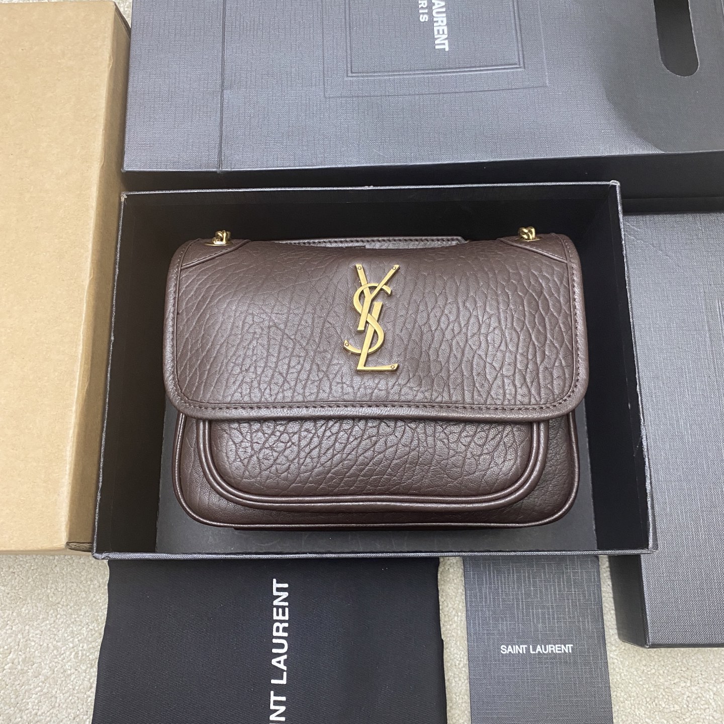 생로랑 Saint laurent/YSL 633179 Niki Baby In Grained Lambskin 22CM