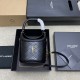 생로랑 Saint laurent/YSL 763961 Gaby Bucket Bag In Lambskin Black