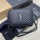 생로랑 Saint laurent/YSL 505730 Lou Camera Bag in Quilted Leather Black 23CM