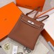 에르메스 Hermes Kelly Ado Germany Leather 37 Gold/silver